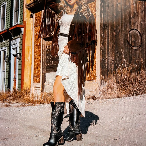 Freebird CORMAC Black Boots NIB Size 8 - Picture 2 of 14